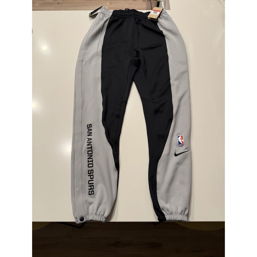 Nike San Antonio Spurs Authentic Showtime Dri-FIT Pants FB5765-010 Mens LT